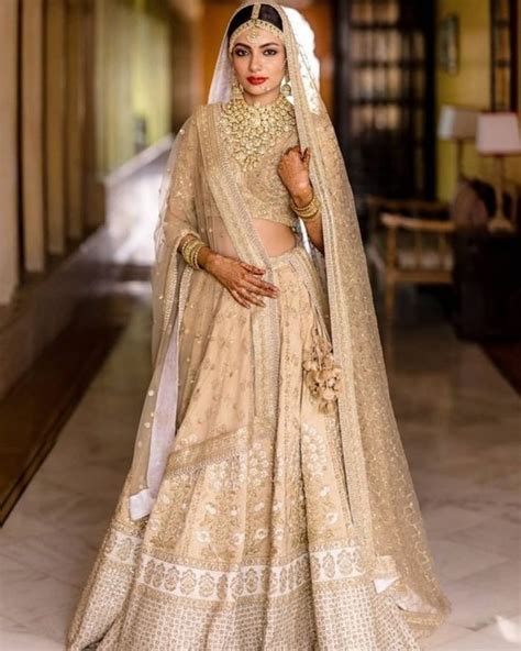 The Most Offbeat And Unique Sabyasachi Lehenga Colours That We Spotted On