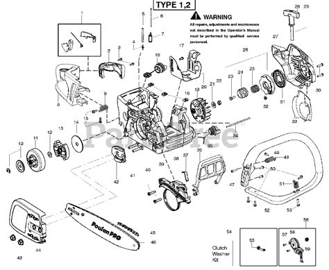 poulan pro pp  av poulan pro chainsaw type  starter parts lookup  diagrams partstree