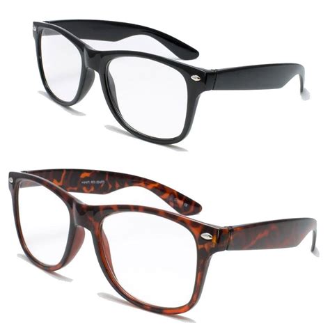 2 pairs deluxe wayfarer style reading glasses comfortable stylish