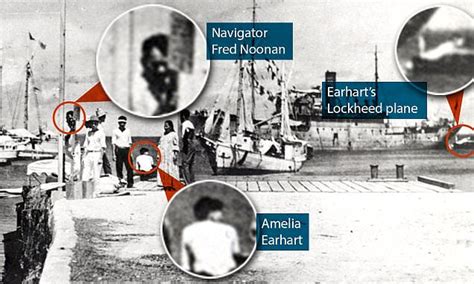 photo proves amelia earhart survived crash landing daily mail online