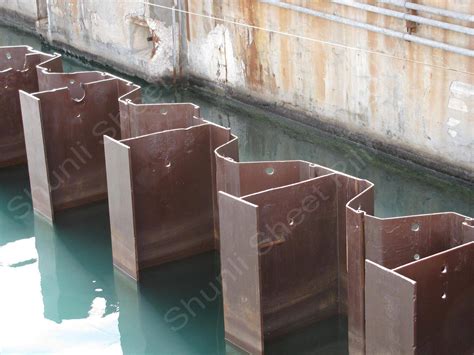 steel sheet pile sheet piles shunli steel group