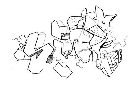 queen graffiti coloring coloring pages