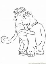 Ice Age Pages Coloring Getdrawings sketch template