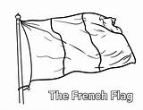 Flag French Coloring France Pages Museprintables Printable Map Getdrawings Paper sketch template