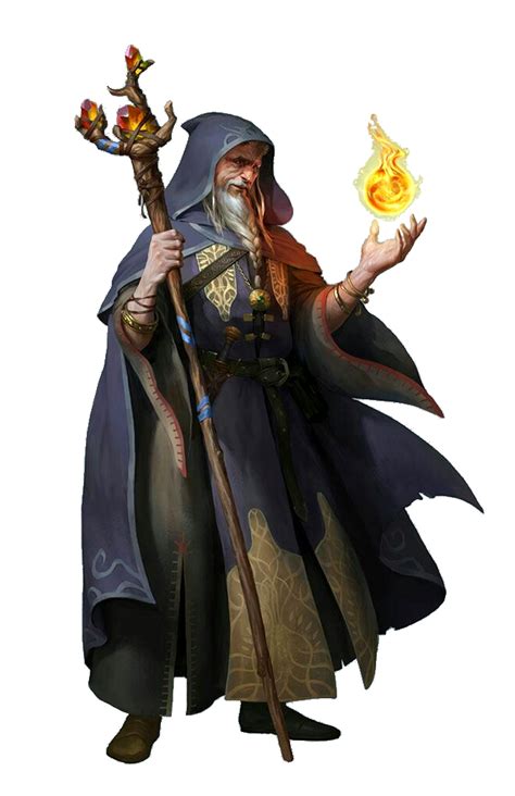 Male Old Human Wizard Pathfinder Pfrpg Dnd Dandd D20