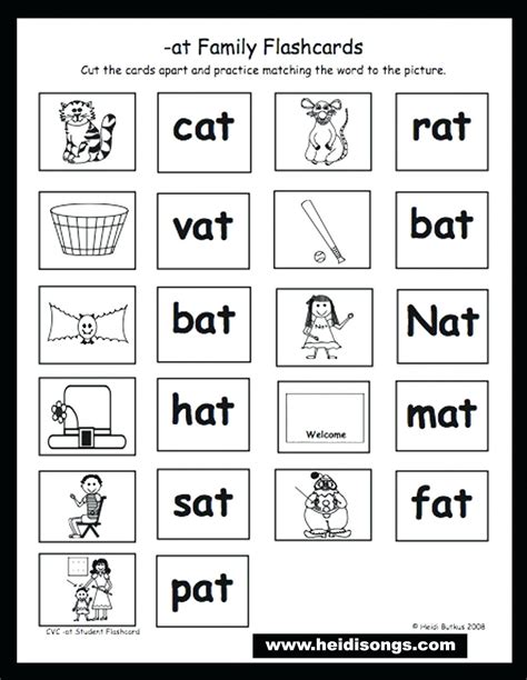 word family worksheets kindergarten db excelcom