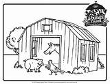 Barn Coloring Pages Farm House Drawing Simple Red Printable Drawings Getdrawings Color Paintingvalley Getcolorings Successful sketch template