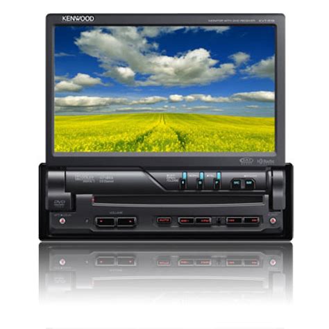kvt  kenwood  dash  din cddvdmpmedia receiver motorized  tft lcd touchscreen monitor