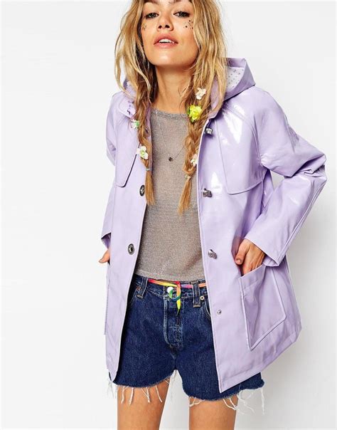 asos rain trench  vintage styling  asos latest fashion clothes rain jackets outfit