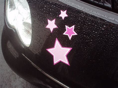 special stars printed light dark pink large pack aurum