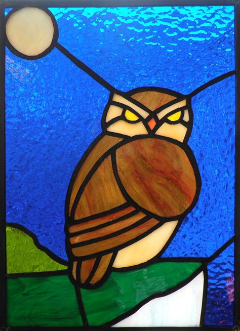 Stained Glass Owl On Behance
