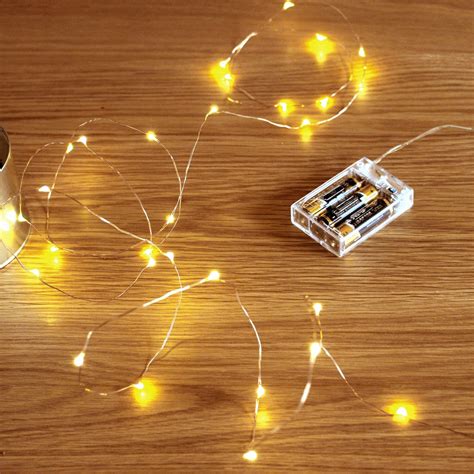 led string lights sanniu mini battery powered copper wire starry fairy