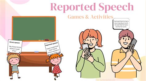fun reported speech games  activities number dyslexia