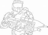 Coloring Halo Pages Odst Print Popular sketch template
