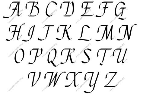stylish cursive   order stencils stencil letters org