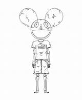 Coloring Deadmau5 Pages Template sketch template