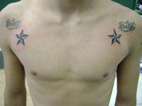 great stars tattoos  chest