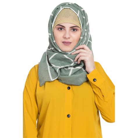 hijab  designer cotton stole  shiddatcom
