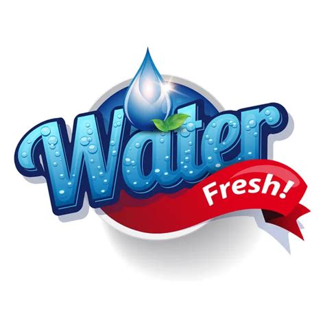 drinking water logo stock images royalty  mineral water logo vectors