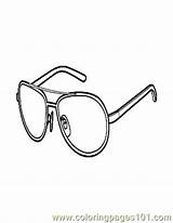 Glasses Coloring Clothes Pages Printable Color Peoples sketch template