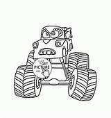 Coloring Pages Monster Blaze Machines Truck Printable Mater Awesome Template Color Getcolorings Getdrawings Print sketch template