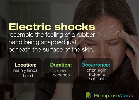 recognize  electric shock sensation menopause