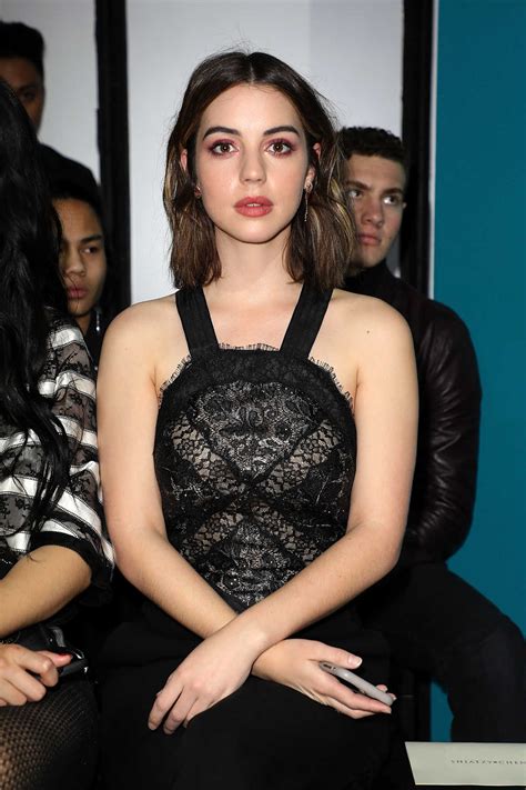 adelaide kane at the shiatzy chen show during the paris fashion week in