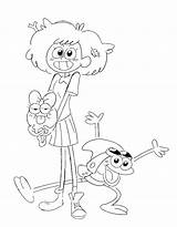 Amphibia Coloring Pages Sprig Disney Anne Polly Plantar Ann Wonder sketch template