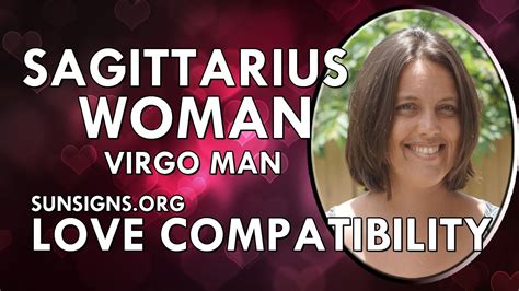 sagittarius woman virgo man a different but active match