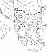Balkan Studied Regions Delineation sketch template