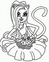 Coloring Catty Noir Monster Pages Coloriage High Popular Library Clipart Coloringhome sketch template