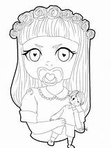 Cry Getdrawings Crybaby sketch template