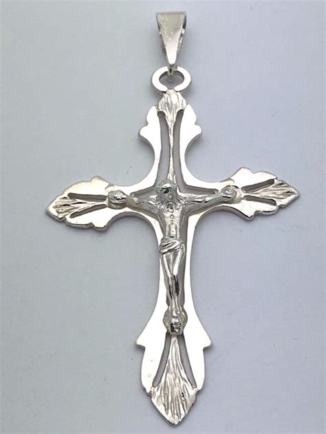 925 sterling silver christian jesus christ catholic crucifix cross