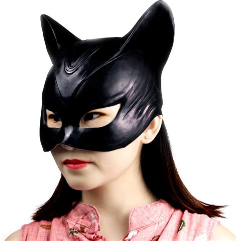 Catwoman Mask Cosplay Costume Sexy Fancy Dress Party Halloween Mask