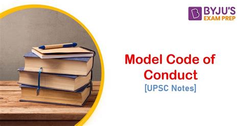 model code  conduct provisions significance roles