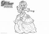 Glitter Force Coloring Pages Tsukai Mahou Precure Printable Kids sketch template