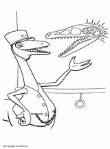 Coloring Pages Dinosaur Train Conductor Mister Printable Animated Series Cartoon sketch template