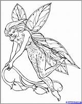 Fairy Coloring Realistic Pages Fairies Draw Drawing Moon Step Drawings Dragoart Mermaid Getcolorings Printable Colorings Pencil Value Color Getdrawings Adult sketch template