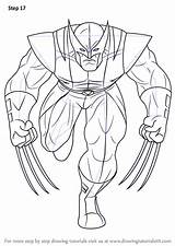Wolverine Drawing Draw Angry Cartoon Step Realistic Sketch Drawings Pencil Men Characters Learn Necessary Improvements Finish Make Paintingvalley Tutorials Drawingtutorials101 sketch template