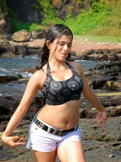 Hot Sheena Shahabadi Navel She Is Very Sexy In Wet Water