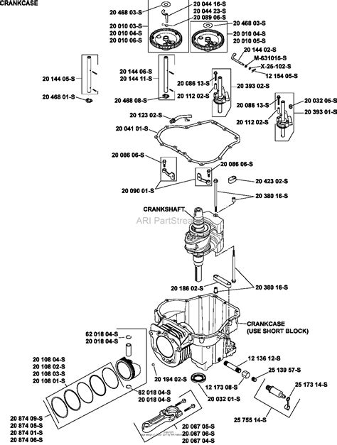 kohler courage  engine diagram