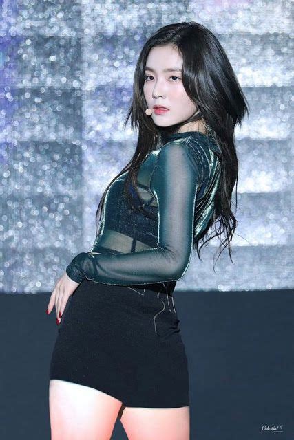 red velvet s irene looks absolutely seductive in this stage outfit