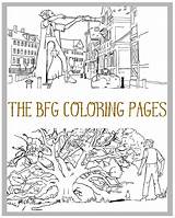 Coloring Bfg Pages Dahl Roald Print Template Disney Popular Movie Looking Find Alice Glass Through Children Good sketch template
