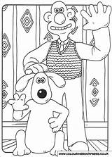 Coloring Pages Wallace Gromit Printable Colouring sketch template