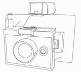 Polaroid sketch template