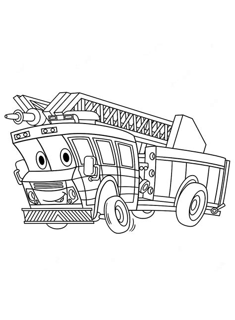 fire truck printables  printable coloring pages