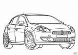 Fiat Bravo Coloring Pages Drawing Color Cars Main Skip sketch template