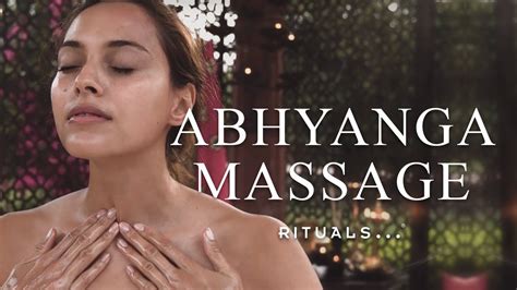 abhyanga massage — how to — tips from rituals youtube