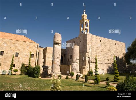 deir al kalaa monastery   fortress beit mery metn mount stock photo  alamy