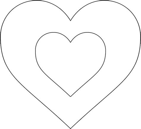 heart shaped printable templates doctemplates